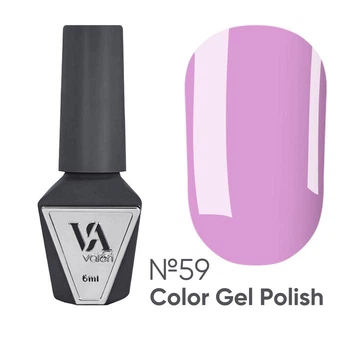 Гель-лак Valeri color №59 Нежный сиреневый, 6 мл