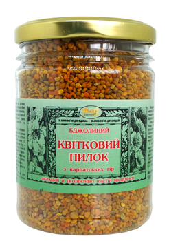Бджолиний квітковий пилок 200грам. «Мед Карпат».