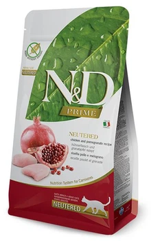 Сухой корм Farmina (Фармина) N&D Prime GF Cat Chicken & Pomegranate Neutered Adult-5кг