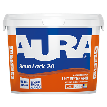 Лак AURA Aqua Lack 20 2,5л