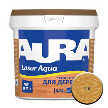 Лазур AURA Lasur Aqua акрилова тік 0,75л