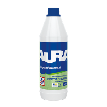 Грунтoвка AURA Unigrund BioBlock водорозвiдна 1л (Україна)