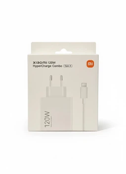 Сетевое зарядное устройство для Xiaomi HyperCharge Combo 120W Type-A EU с кабелем 1м