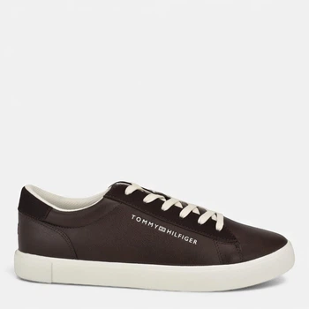 Мужские кеды низкие Tommy Hilfiger 48265915 45.5 Коричневые (1159843674)
