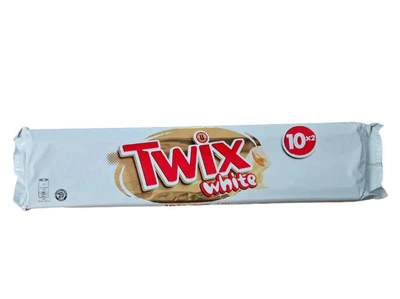 Батончики з карамеллю у білому шоколаді Twix White 460 г (10x46г)