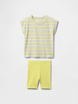 Комплект для малышей GAP футболка и шорты 1159850291 (Желтый 18-24M) на рост 90 см