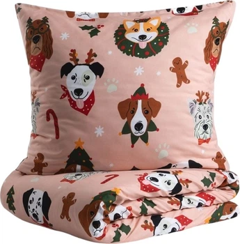 Комплект постільної білизни Homla Mirth Підковдра 140 x 200 см + 1 наволочка на подушку 70 x 80 см бежевий (5906496700323)