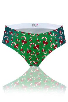 Трусики слипы Merry Christmas XP1K10-P10 Новогодний принт Зеленый S
