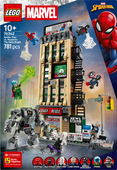 Zestaw klocków LEGO Super Heroes Marvel Spider-Man kontra Mysterio: Daily Bugle 781 element (76342)