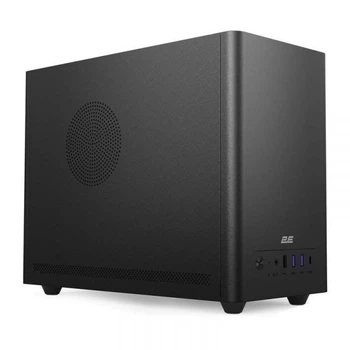 Корпус 2e Credo Metal v300b без бп, 2xUSB3.0, 1х usb 2.0, 1xUSB Type-C, 1x90мм, vga 310мм, mATX, чёрный 2e-v300b
