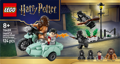 Конструктор LEGO Harry Potter Геґрід і Гаррі: Втеча з Тисової вулиці 124 елементи (76459)