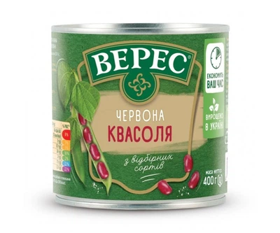 Квасоля червона 400 g «TM Верес» ж/б