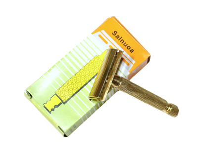 Станок FROM FACTORY SER для бритья золотистый без лезвия 7.5см