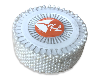 Иголки/булавки FROM FACTORY IPJ портняжные шариковые белые 12листов/480игл