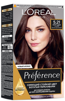 Farba do włosów L'oreal Paris Recital Preference 5.21 Notre dame 243 g (3600524172626)
