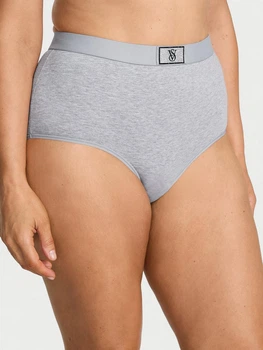 Трусики хіпстери жіночі бавовняні Victoria's Secret 27204657 XL Сірі (42112955166962)