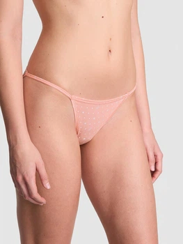 Трусики бикини женские хлопковые Victoria's Secret 27012183 M Оранжевые (42112955167078)