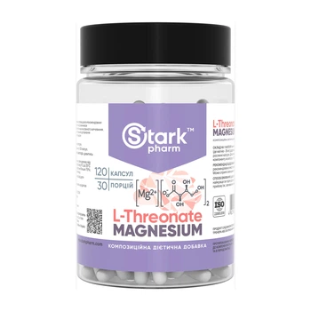 Магній L-Треонат Stark Pharm Magnesium L-Threonate 120 Капсул