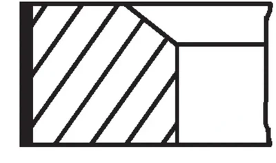 Кільця поршневі MAHLE / KNECHT 00249V0 Mercedes E-Class, G-Class