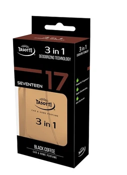Ароматизатор спрей Tasotti/антибактеріальна серія "3 in 1" Black Coffee № 17 50мл