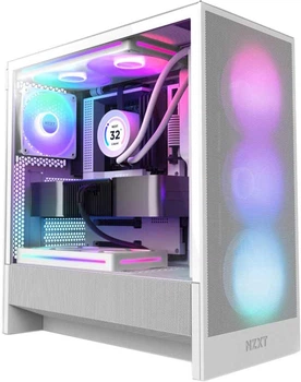 Корпус Nzxt H5 Flow RGB White (CC-H52FW-R1)