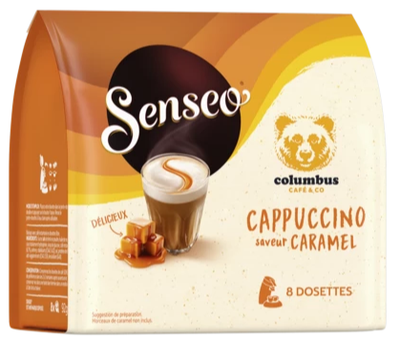 Кофе в чалдах Senseo Columbus Caramel Cappuccino 8 чалд