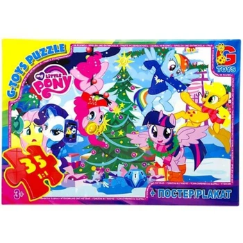 Дитячий пазл "My little PONY" G-Toys MLP032 постер, 35 елементів