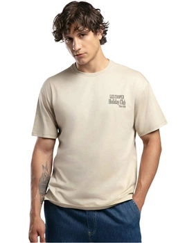 Футболка мужская Lee Cooper Marcia 252LCM242058.1201 XL бежевая (8682272627967)