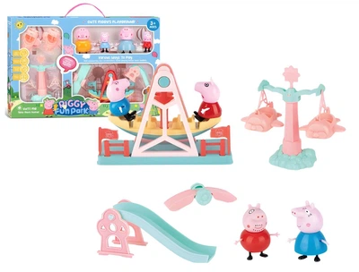 Детский игровой набор с фигурками Свинка Пеппа игровая площадка (618-1)
