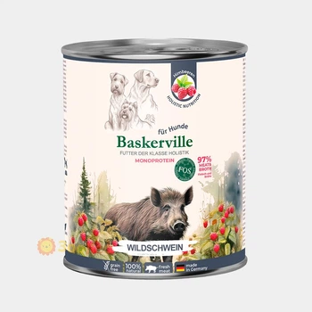 Корм для собак Baskerville Holistic, дикий кабан, с чувствительным пищеварением, 800 г