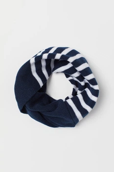 Шарф H&M 694676001c48 One size темно-синій (100002651)
