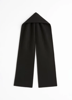 Шарф в составе с шерстью H&M 1172212c47 One size черный (100002409)