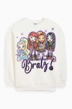 Свитшот из хлопка Bratz C&A 2231042c47 158 см белый (100002501)