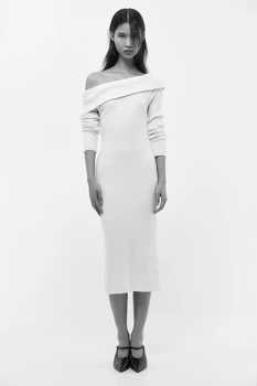 Сукня-светр H&M 1238506001c48 S молочна (100002581)