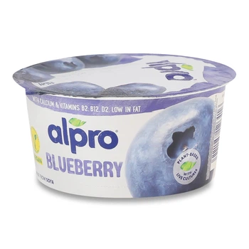 Десерт Alpro соєвий ферментований з чорницею 150г