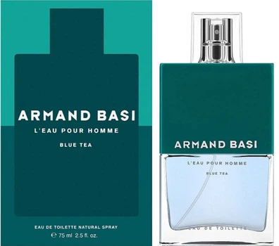 Туалетна вода Armand Basi L'eau Pour Homme Blue Tea 75 мл (8058045430933)