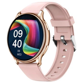 Умные смарт-часы UWatch Smart Melisia 2 ремешка Gold Rubber