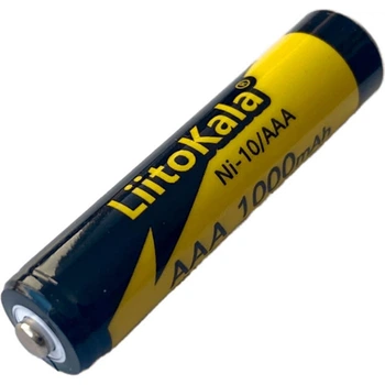 Аккумулятор LiitoKala Ni-10 AAA 1000mAh никель-металлгидридный для электроники мизинчиковый батарейка (VIL-O_33P)