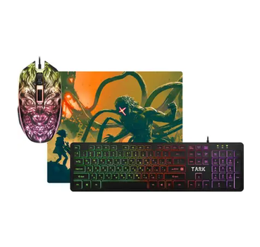 Комплект клавиатура и мышь Defender Tark C-779 проводные с RGB-подсветкой для игр и работы мембранные (VIL-O_33P)