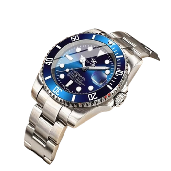 Чоловічий наручний годинник pro version Hemsut Zurich Blue