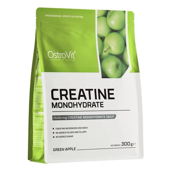 Креатин OstroVit Creatine Monohydrate, 300 грамм - Зеленое яблоко