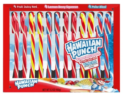 Льодяники-тростини Punch Hawaiian Candy Canes 150г