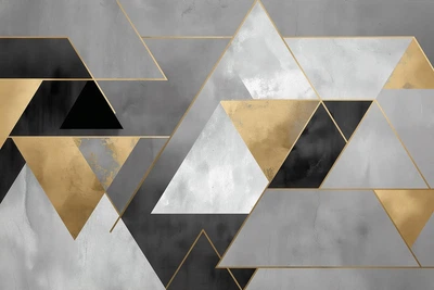 Дизайнерские виниловые фотообои на флизелиновой основе Triangles