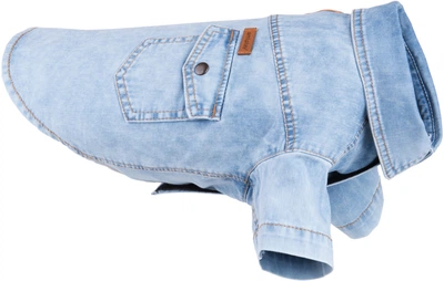 Koszula dla psów Amiplay Denim 30 cm Niebieska (5907563277137)