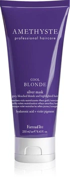 Тонирующая маска для волос FarmaVita Amethyste Colouring Silver 250 мл для нейтрализации желтизны и придания холодного оттенка