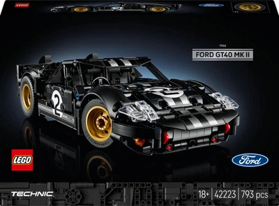 Zestaw klocków LEGO Technic Samochód wyścigowy 1966 Ford GT40 MKII 793 elementy (42223)