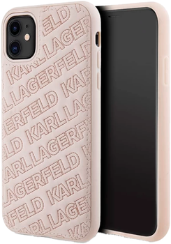 Панель Karl Lagerfeld Quilted K Pattern для Apple iPhone 11/Xr Pink (KLHCN61PQKPMP)