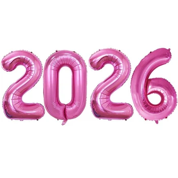 Новорічні Надувні Цифри 2026 Рожевий