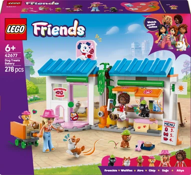 Zestaw klocków LEGO Friends Piekarnia z psimi przysmakami 278 elementów (42677)