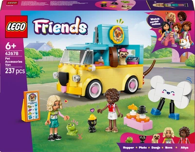 Конструктор LEGO Friends Фургон з аксесуарами для тварин 237 елементів (42678)